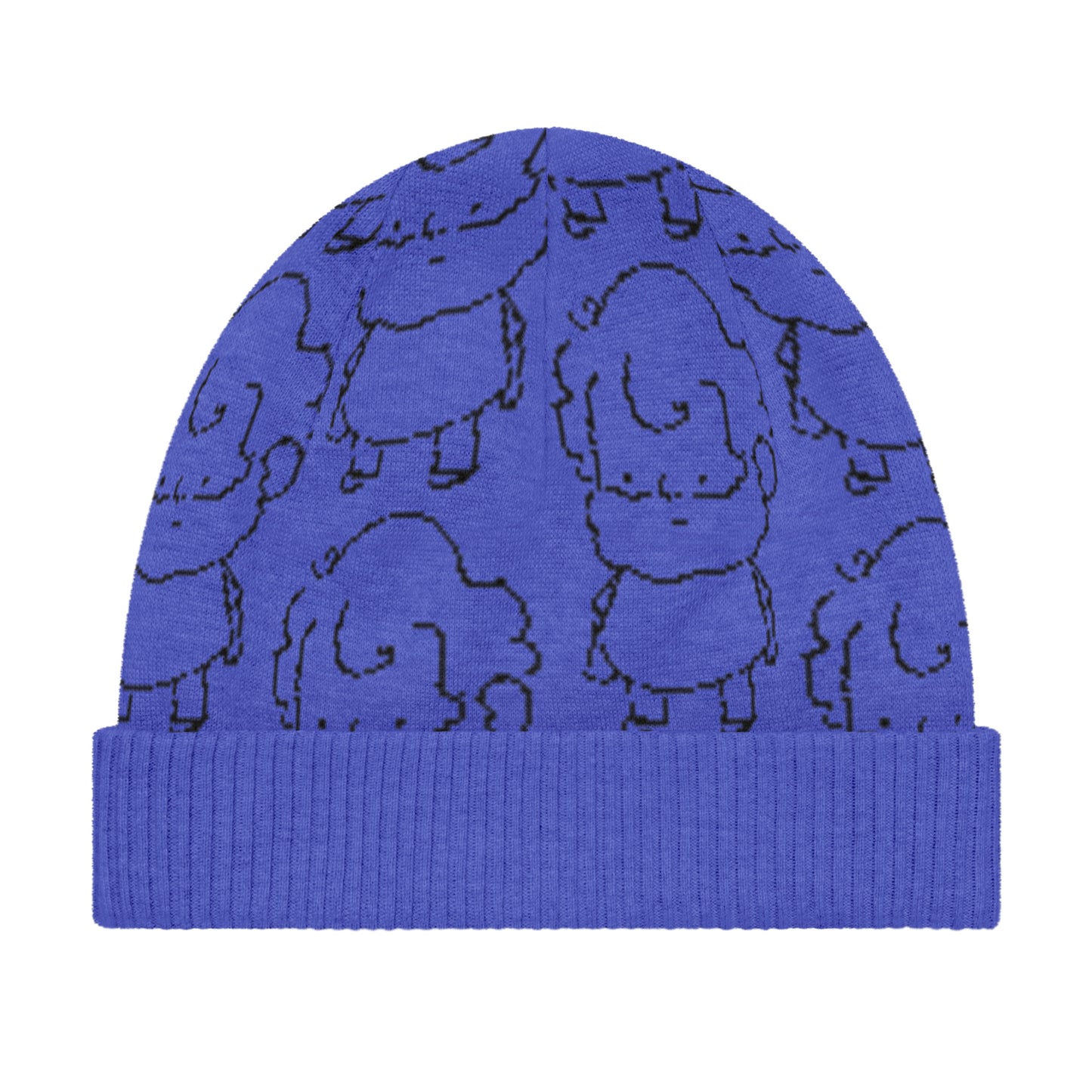 Tiny-knit Hat, Bright Blue