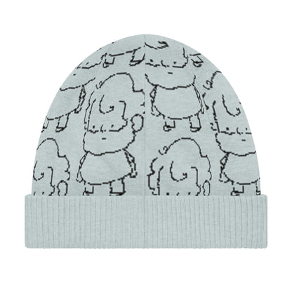 Tiny-knit Hat, Pale Blue