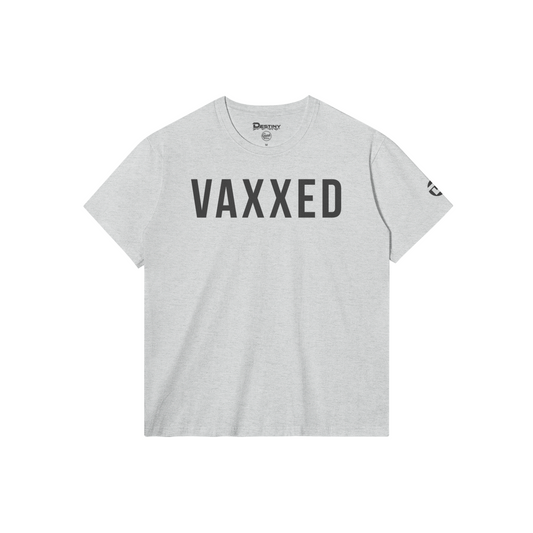 Vaxxed Tee, Light Gray