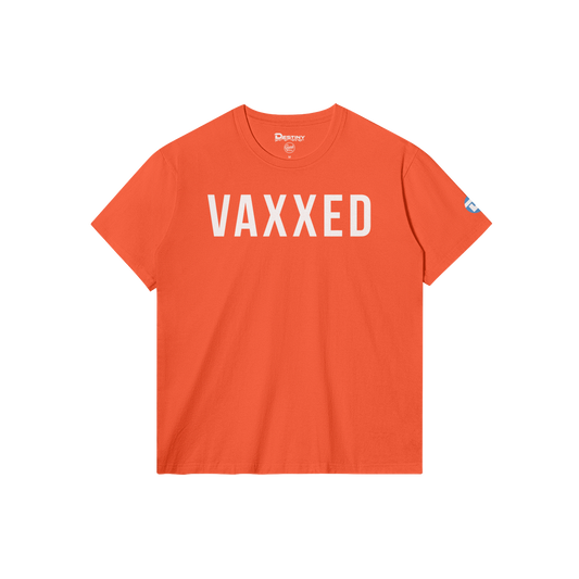 Vaxxed Tee, Orange