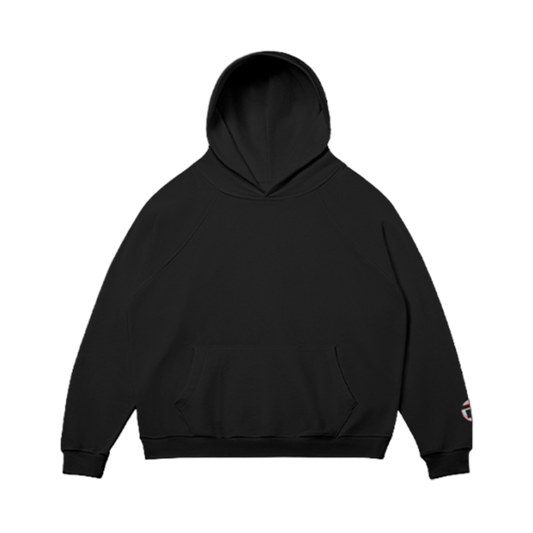 Plain Wicked Heavyweight Hoodie, Black