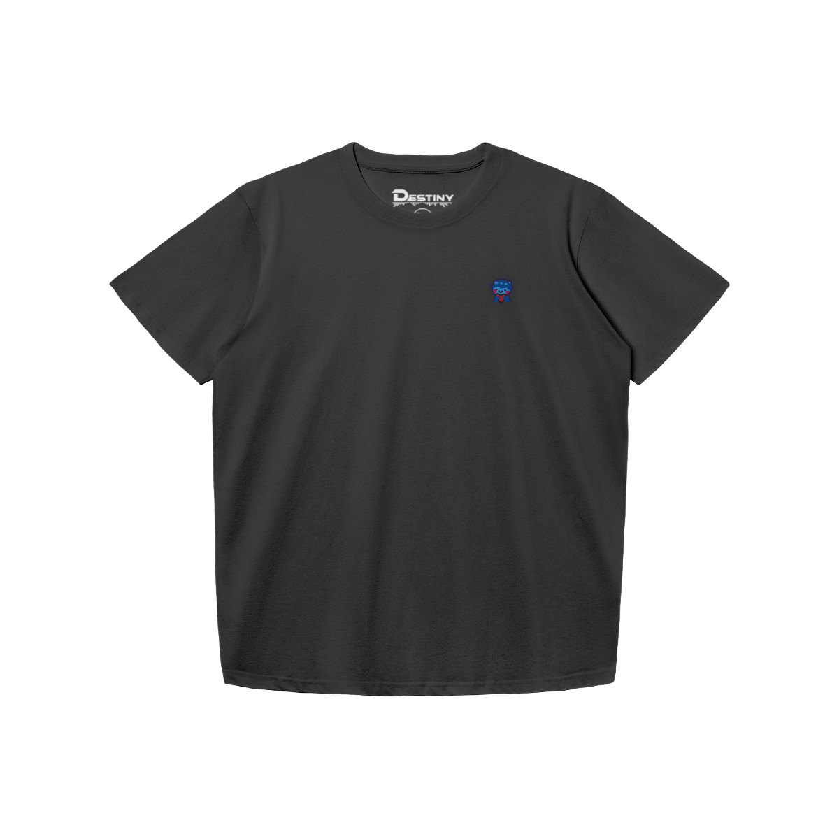 Women's Embroidered Logo Tee, Black