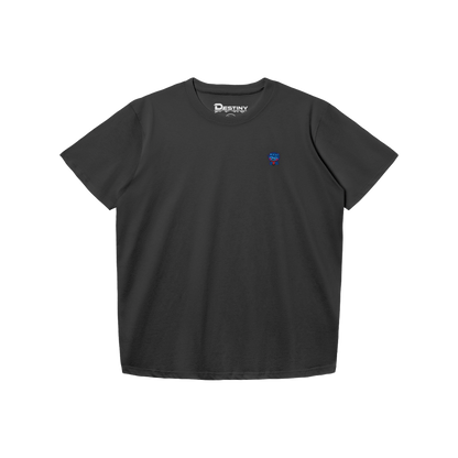 Women's Embroidered Logo Tee, Black