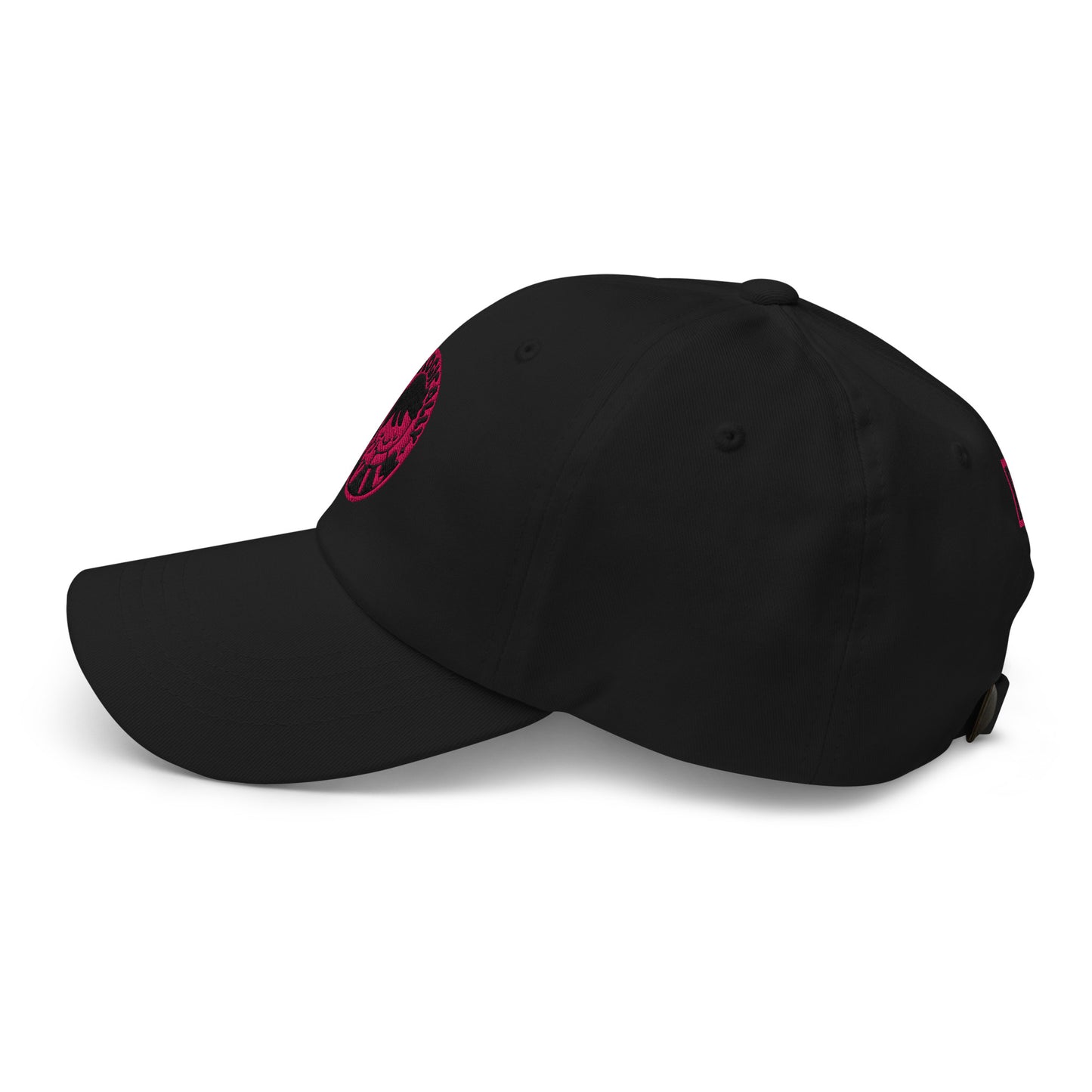 Ontologically Evil Embroidered Dad Hat, Pink