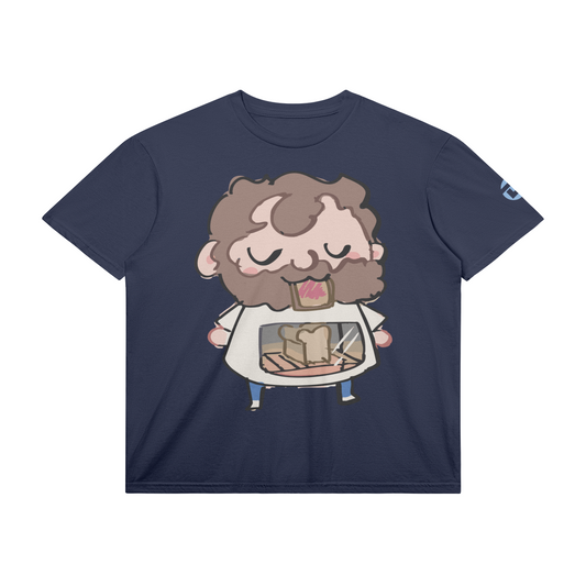 Tummy Oven Tee, Navy